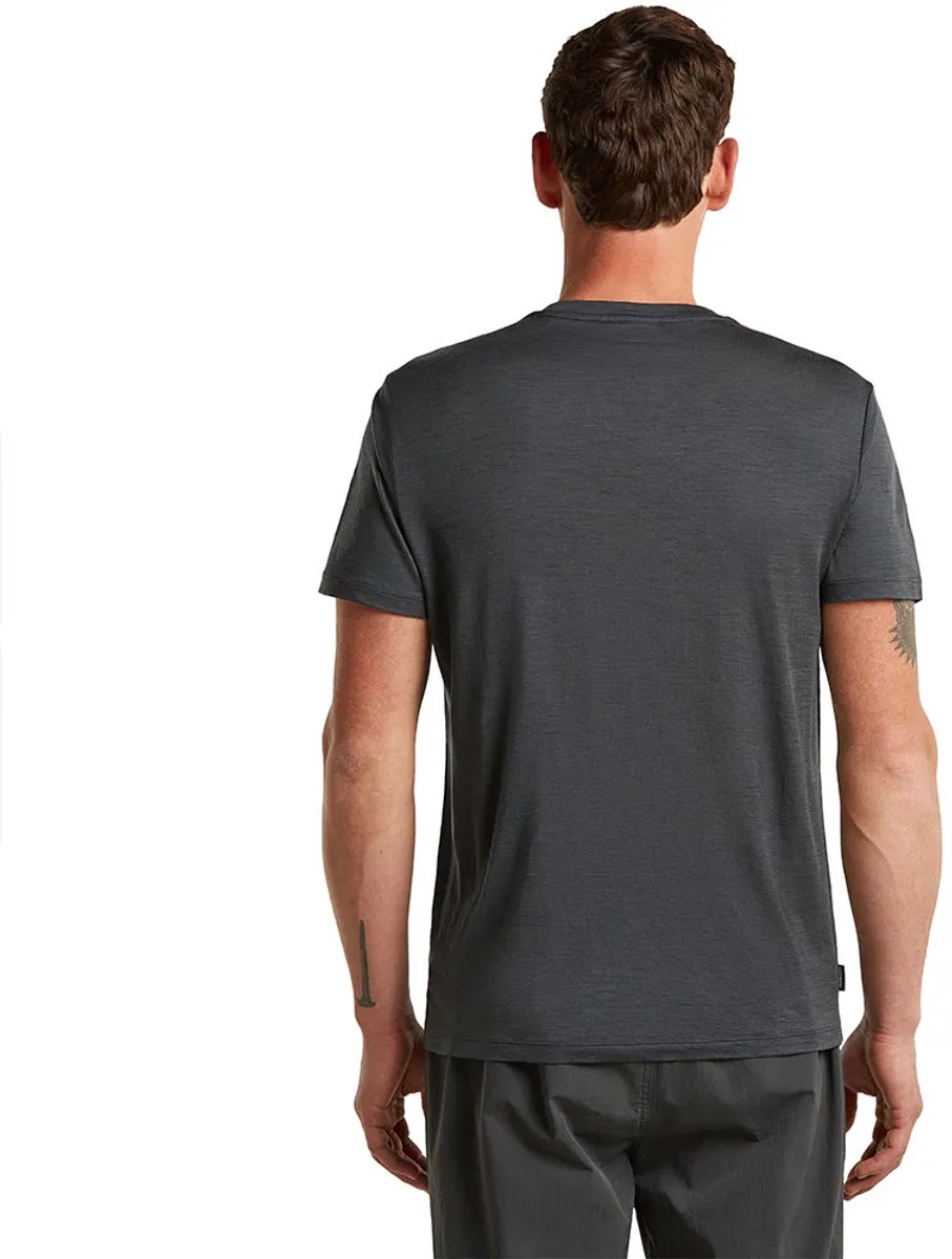 Icebreaker 150 Tech Lite Mapping T-shirt Met Korte Mouwen Grijs S Man