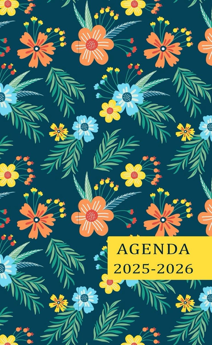 Agenda 2025-2026 petit formaat de poche - organiser week- en maandplanning - 24 maanden overzicht - ShopVlot