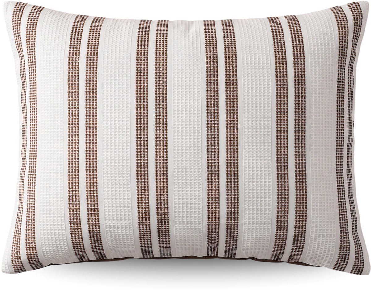 Zelesta Special Hampton Kussensloop Set van 2 - Taupe 80×80 cm