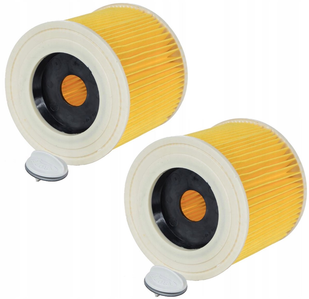 AreoSe - Stofzuigerfilter voor KARCHER WD2 WD3 WD 2 3 SE 4001 6.414-552.0 - 2 stuks