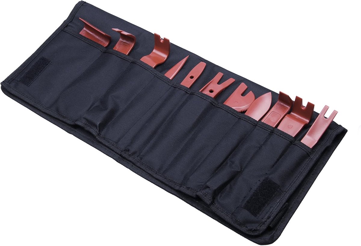 Gereedschap voor het verwijderen van clips en deurbekleding, dashboard middenconsole, radio-audio-installatie, bekleding verwijdering, 11-delige set