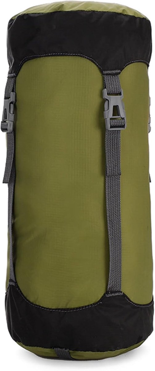 compressiezak, waterafstotend en ultralicht, slaapzak opbergtas met stofflap voor slaapzak, backpacken, wandelen, kamperen, reizen