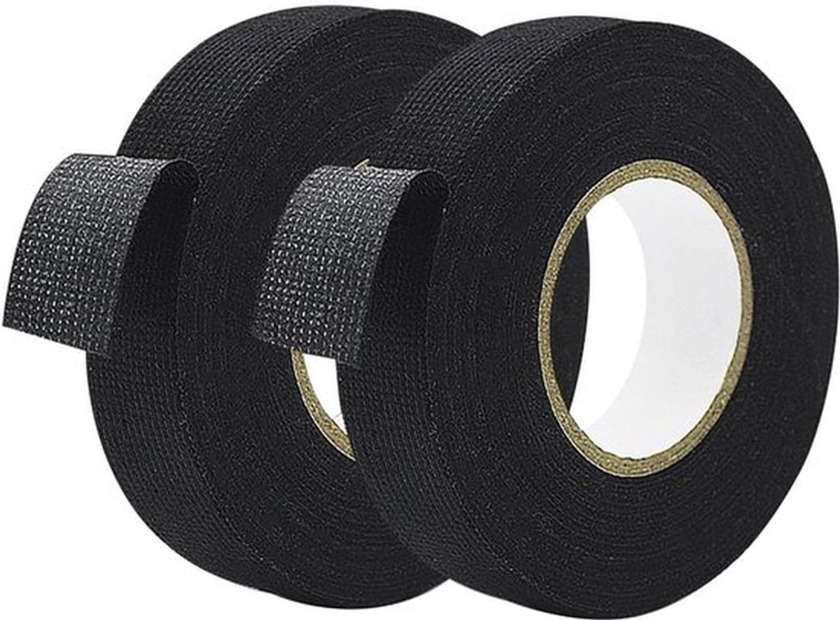 Isolatietape - Kabelbescherming - Vochtbestendig - Zwart - Plakband voor Kabelbundeling - Ideaal voor Doe-Het-Zelf en Professioneel Gebruik