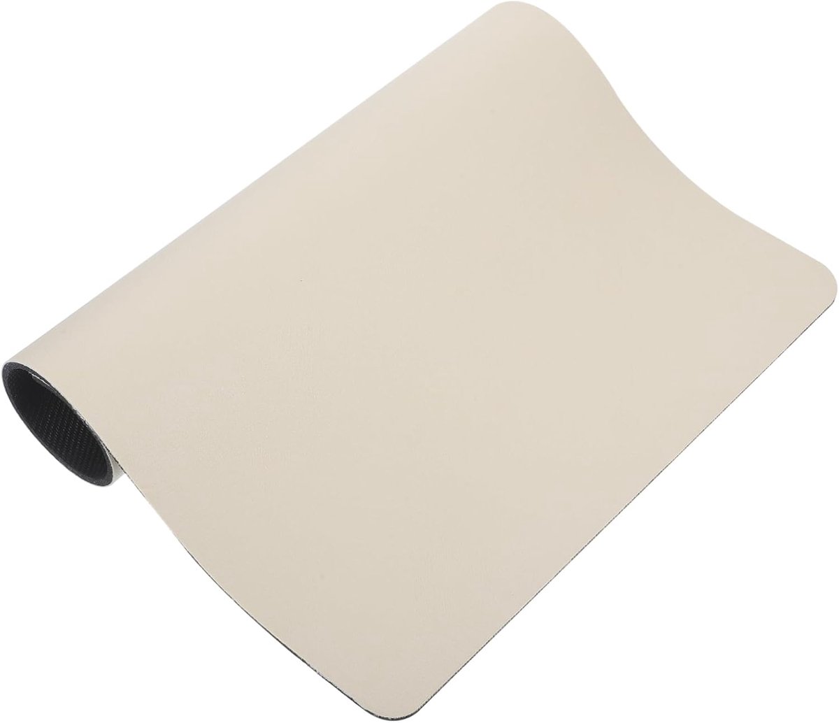 Honden Waterbak Mat Absorberende Mat Voor Eten En Drinken Niet-honden Voerbak Crème 30x40cm