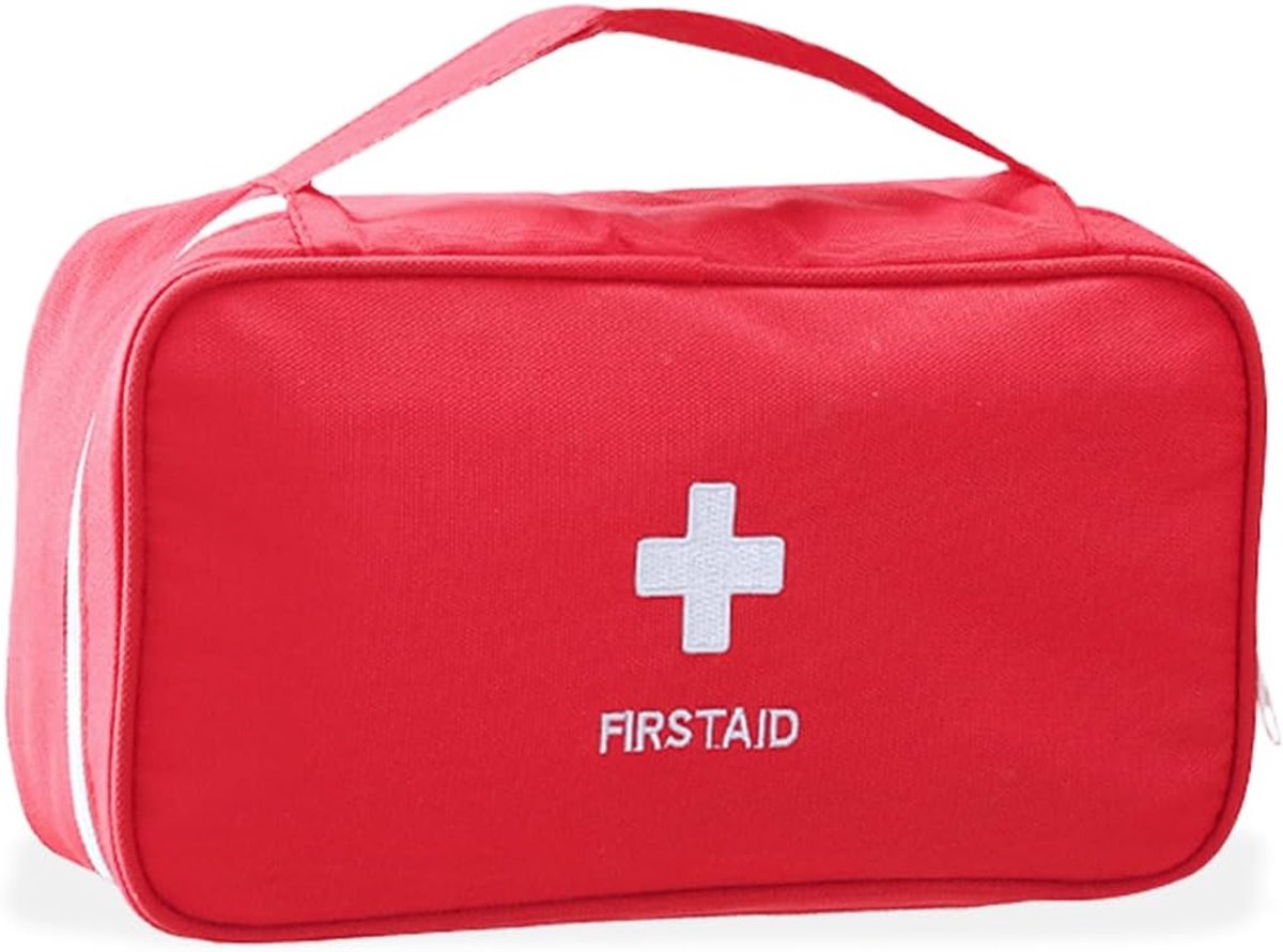 1 stuk EHBO-set, mini-medicijntas, draagbare mini-EHBO-set, tas met veiligheidsstekker, lege tas voor EHBO-pakket, lege medicijntas