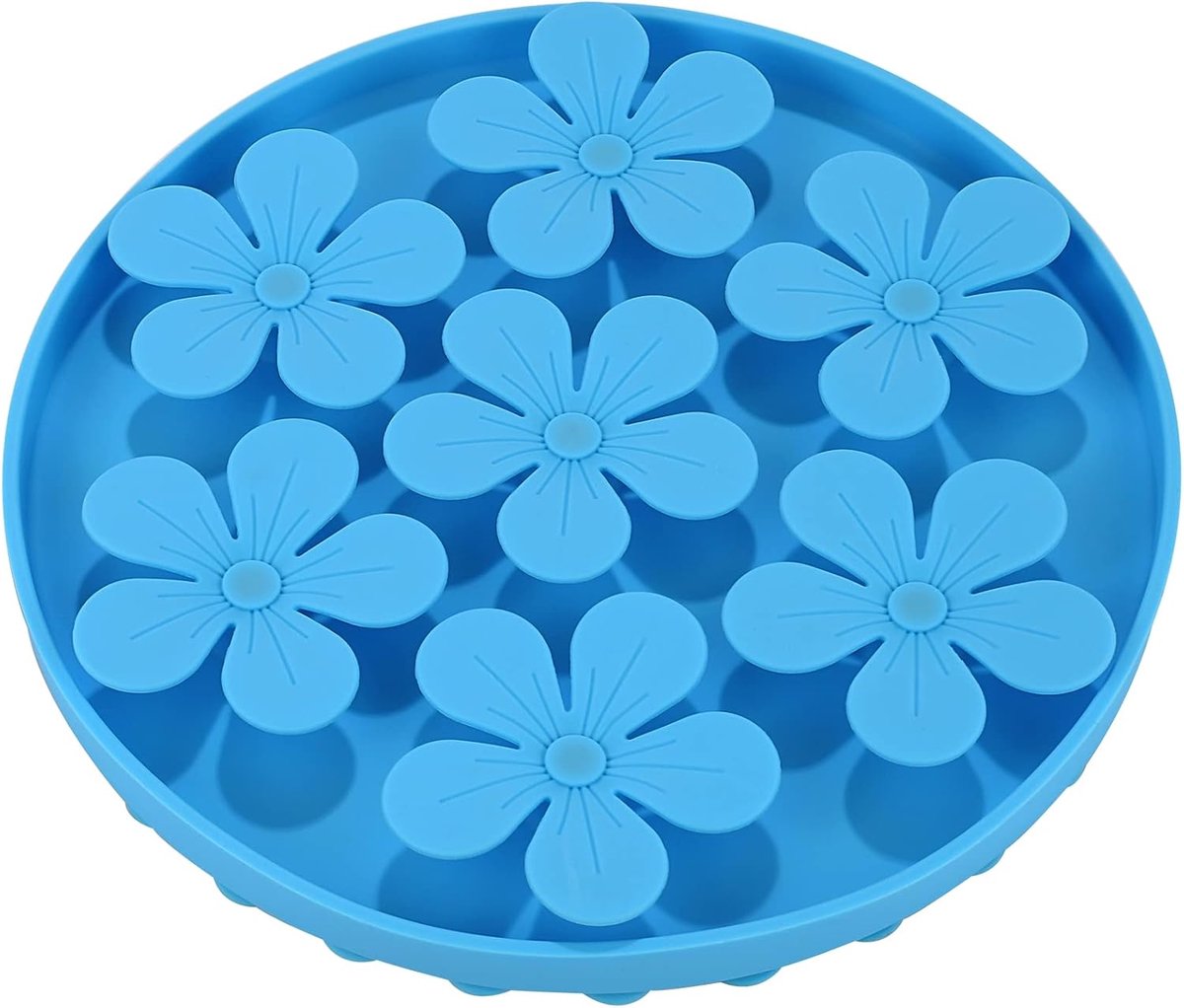 Feeder, Cat Help Vertragen Eten Speed Cut Bloem Siliconen Rubber Leuke Slow Feeder voor Puppy/Kat/Hond