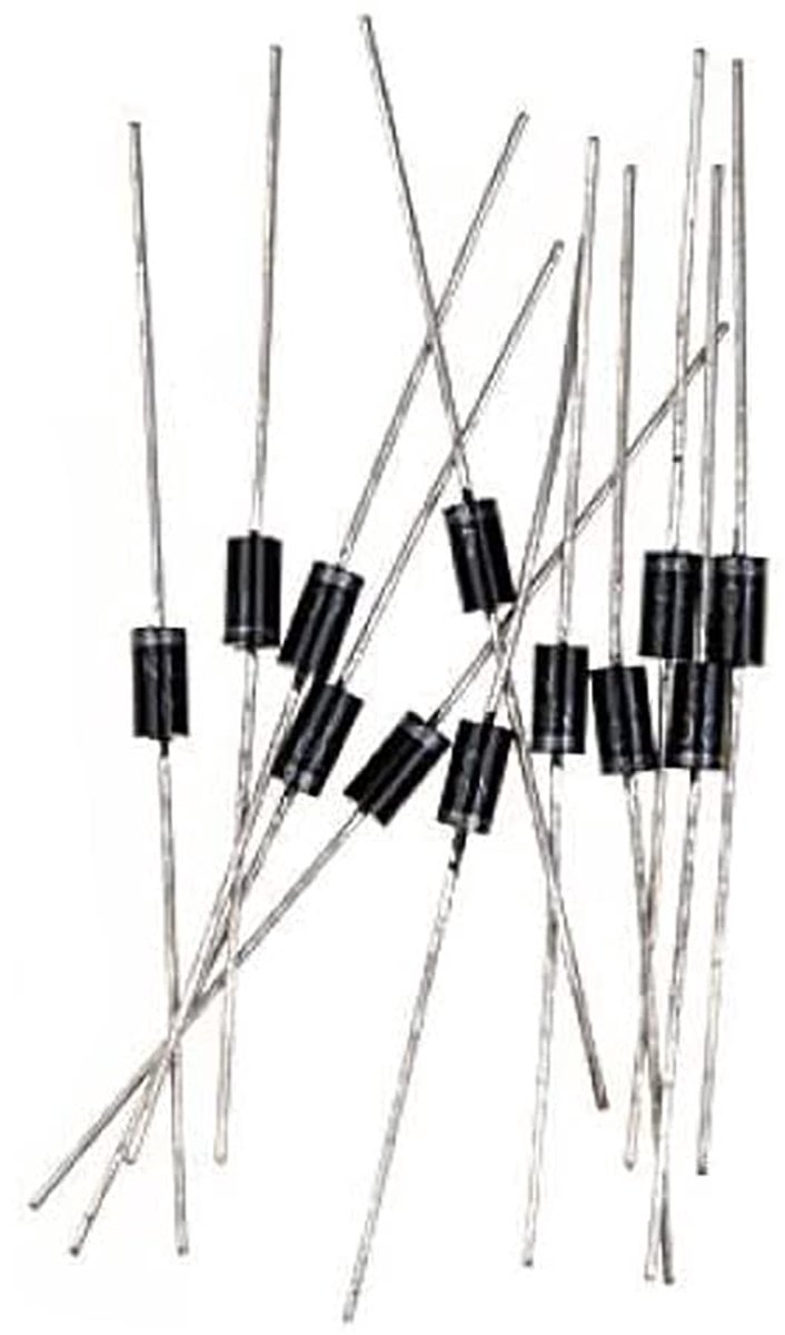 100x 1N4007 DO-41 gelijkrichter diode 1A 1000V