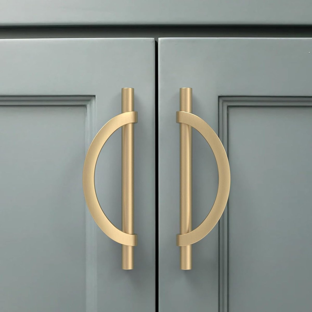6 stuks meubelgrepen, zinklegering, goud, kastgrepen, keukengrepen, 128 mm gatafstand, ladegrepen, ladegrepen, grepen voor keukenkasten, kledingkast UK0044