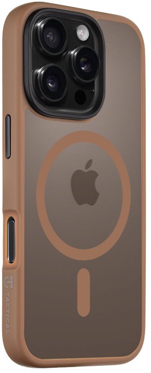 Tactical MagForce hoesje - Geschikt voor iPhone 16 Pro - Mocha Mousse