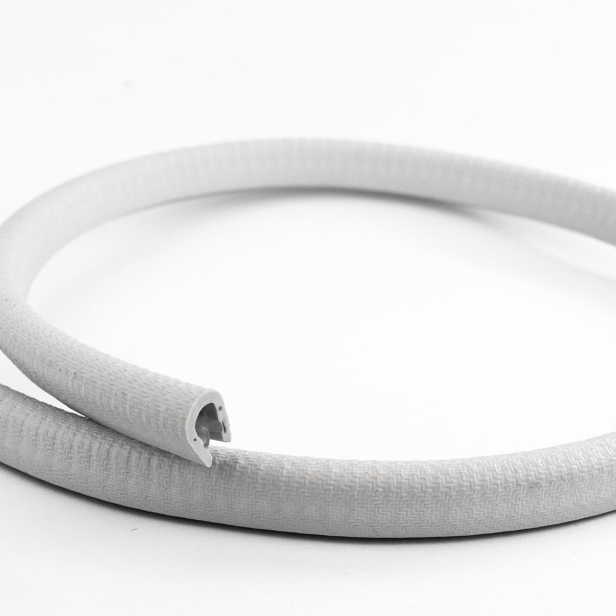 Randbescherming, 3 m, 1-4,5 mm, lichtgrijs, houdt zonder lijm, perfect voor platen en autodeuren, beschermt en ontscherpt randen, topindustriële kwaliteit, Made in Germany