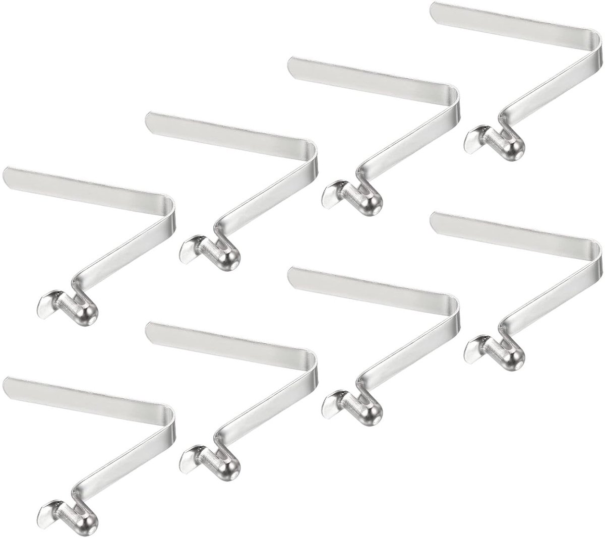 Kajakpeddel, 8 stuks veerklemmen voor kajakklem voor tentpaal, stalen knop, kabel, slot voor peddel, camping, tentstang