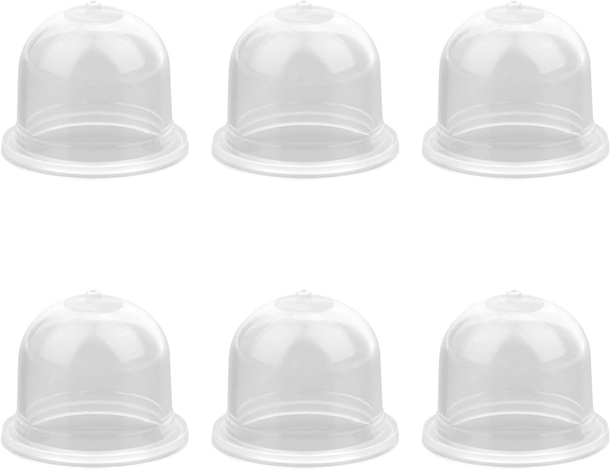 6st Primer Lamp Vervangingen, Brandstof Primer Lamp Compatibel met Walbro Carburateur Primer Lamp Pomp voor Blower Brush Trimmer Cutter Gas