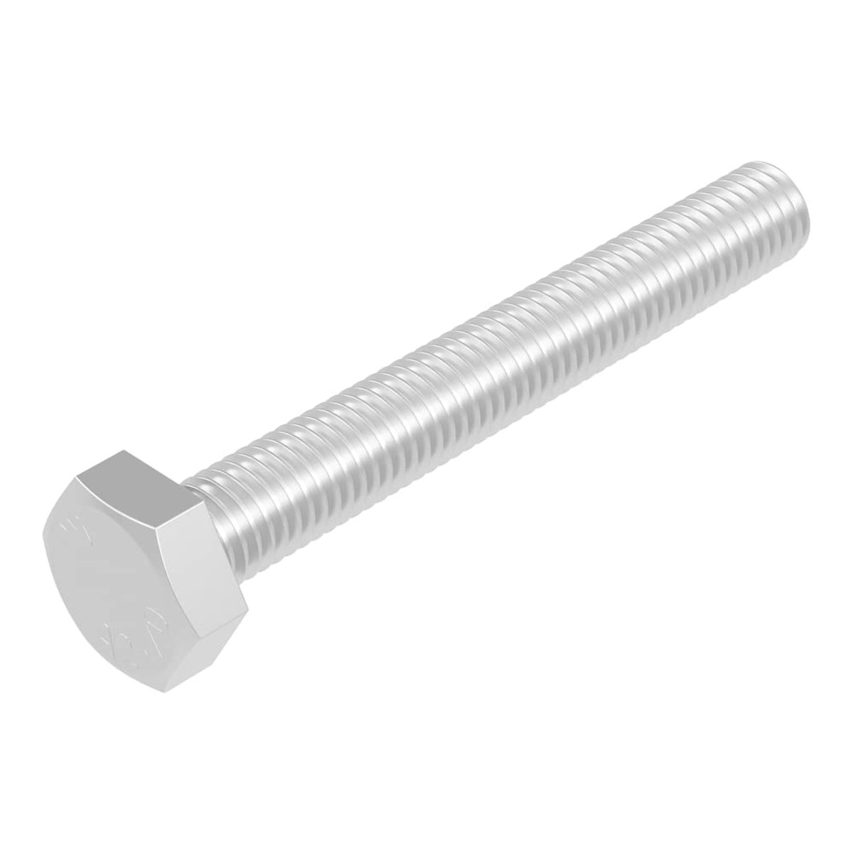 Zeskantschroef M4 x 30 mm, roestvrij staal V2A VA A2, DIN 933 / ISO 4017, zeskant, 20 stuks