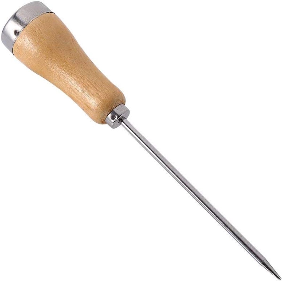 Ice Pick, Draagbaar RVS Ice Pick Punch Keuken Tool met Houten Handvat Awl Punch Keuken Bar Gadgets