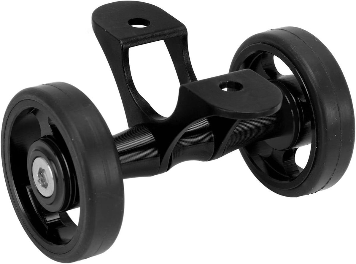 Spatbord Easywheel, Fiets Achterspatbord Dubbele Wiel Roller Fiets Accessoires voor Vouwfiets(zwart)