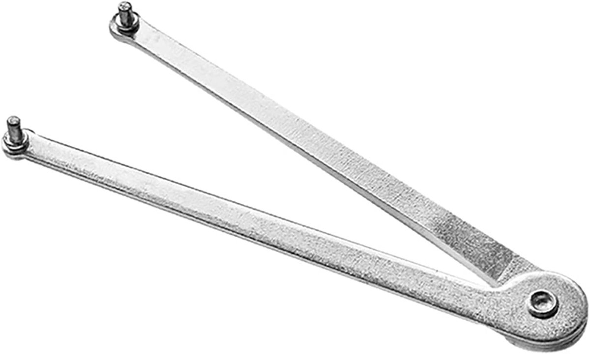 Universele sleutel, verstelbaar, 4 mm, voor haakse slijpers, borgmoer, 1 stuk