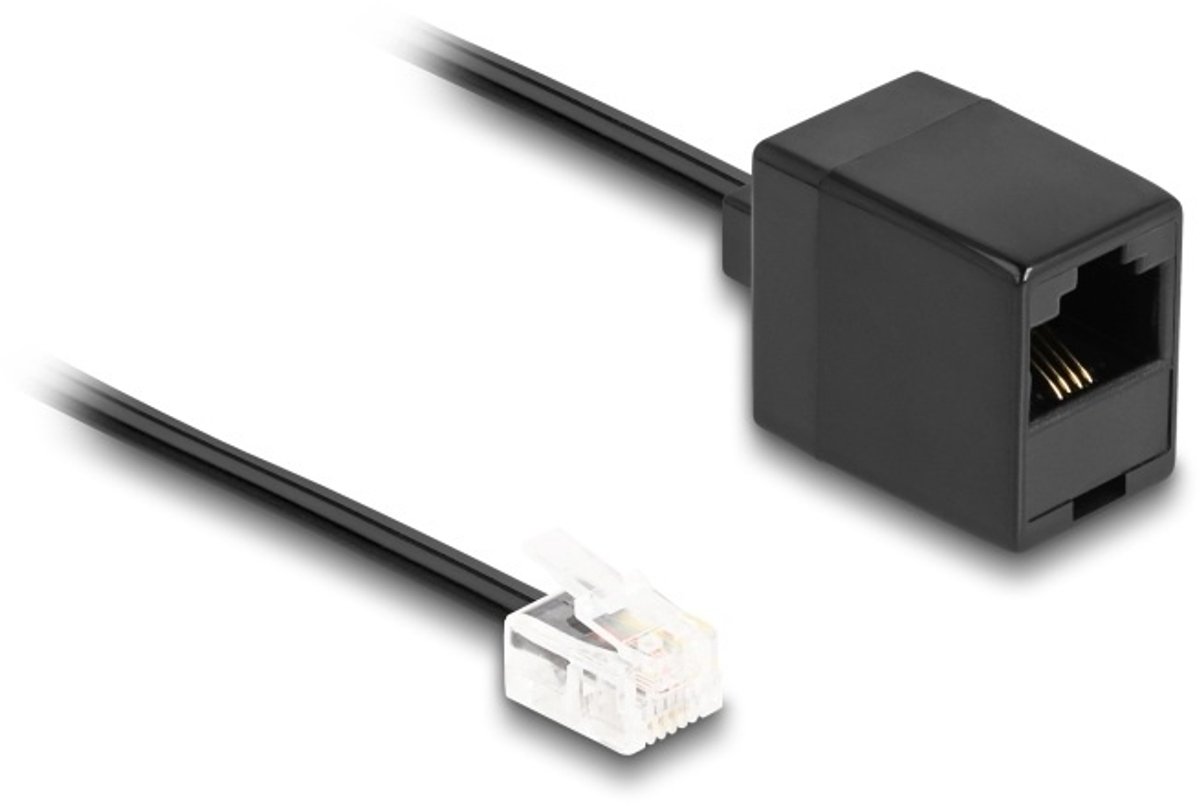 RJ11 (m) - RJ45 (v) DSL modem/router kabel | zwart | 3 meter