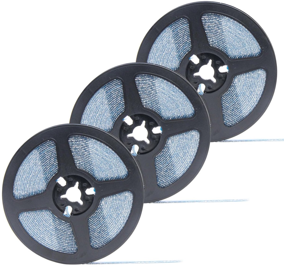 Afdichtingstape - 3 Stuks Zilver, 6 m x 8 mm - Flexibele Sierlijsten voor Muren en Keramische Tegels, Plakband