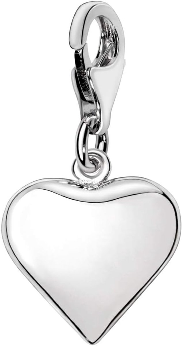 Zilveren Charm Bedel Hangers Hartjes voor Armbanden en Accessoires