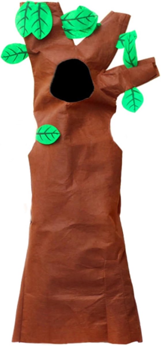 Boomkostuum voor volwassenen, grappige verkleedpartij, kerstboomoutfit voor volwassenen, uniseks, cosplay-kostuum voor podiumoptredens, Halloween-kostuum