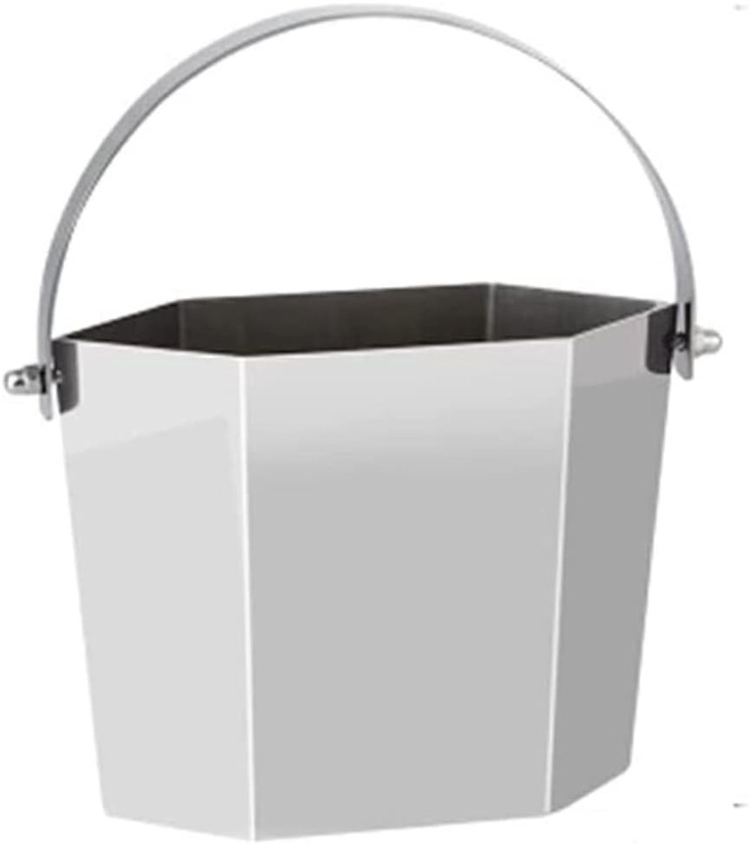 Ijsemmer Rvs Draagbare Champagne Emmer Grote Capaciteit Creatieve Rode Wijn Ijsemmer IJsblokjesemmer (Color : B)