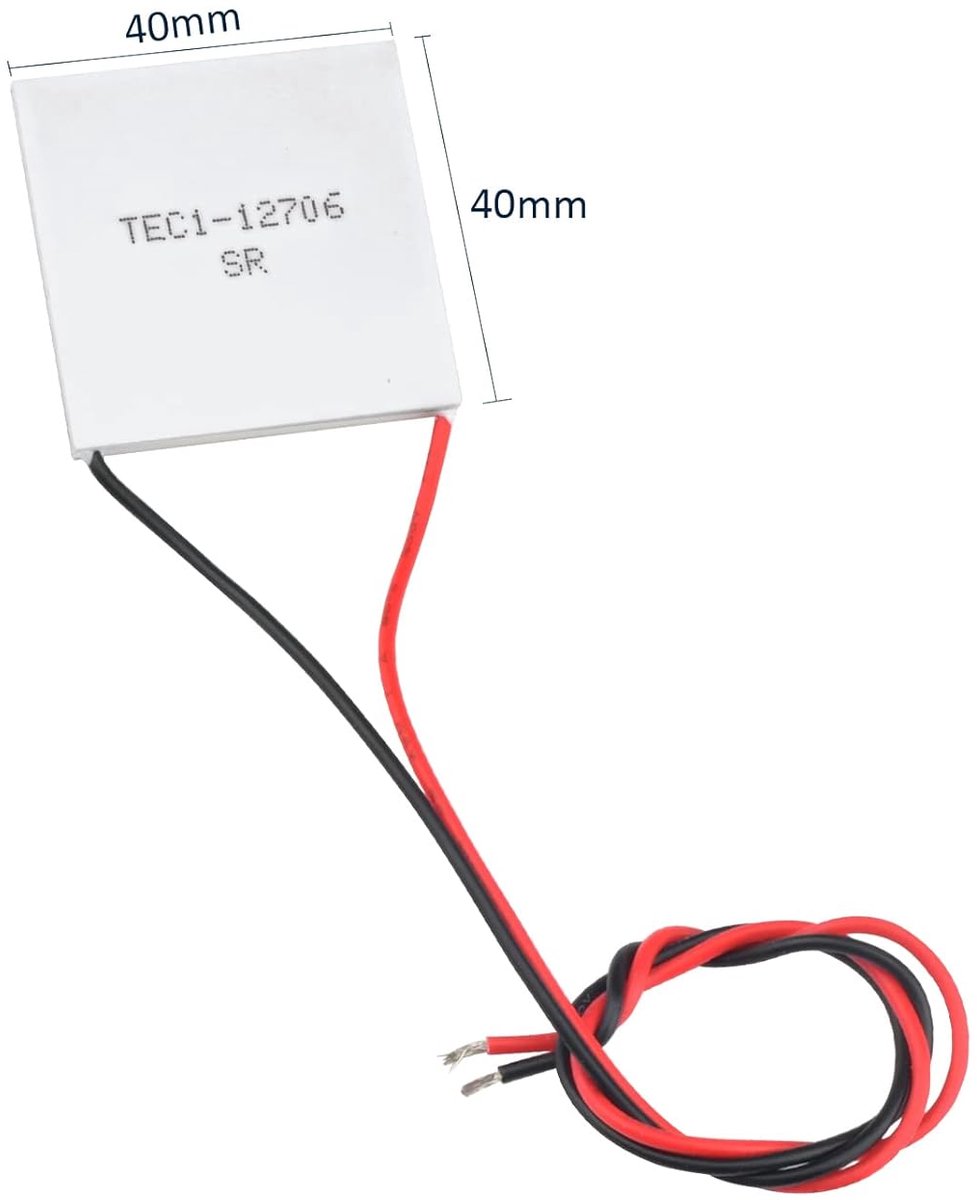 TEC1-12706 Thermo-elektrische Koeler Peltier Koelplaat,12V Koeling Peltier,6A,60W,5PCS