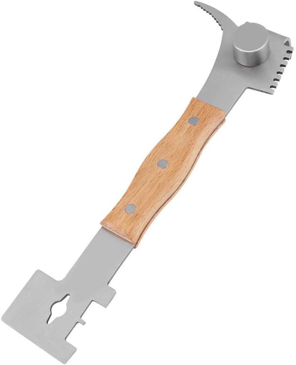 bijenteeltschraper multifunctionele roestvrijstalen bijenhouder Hive Tool Bee Frame Lifter imker apparatuur
