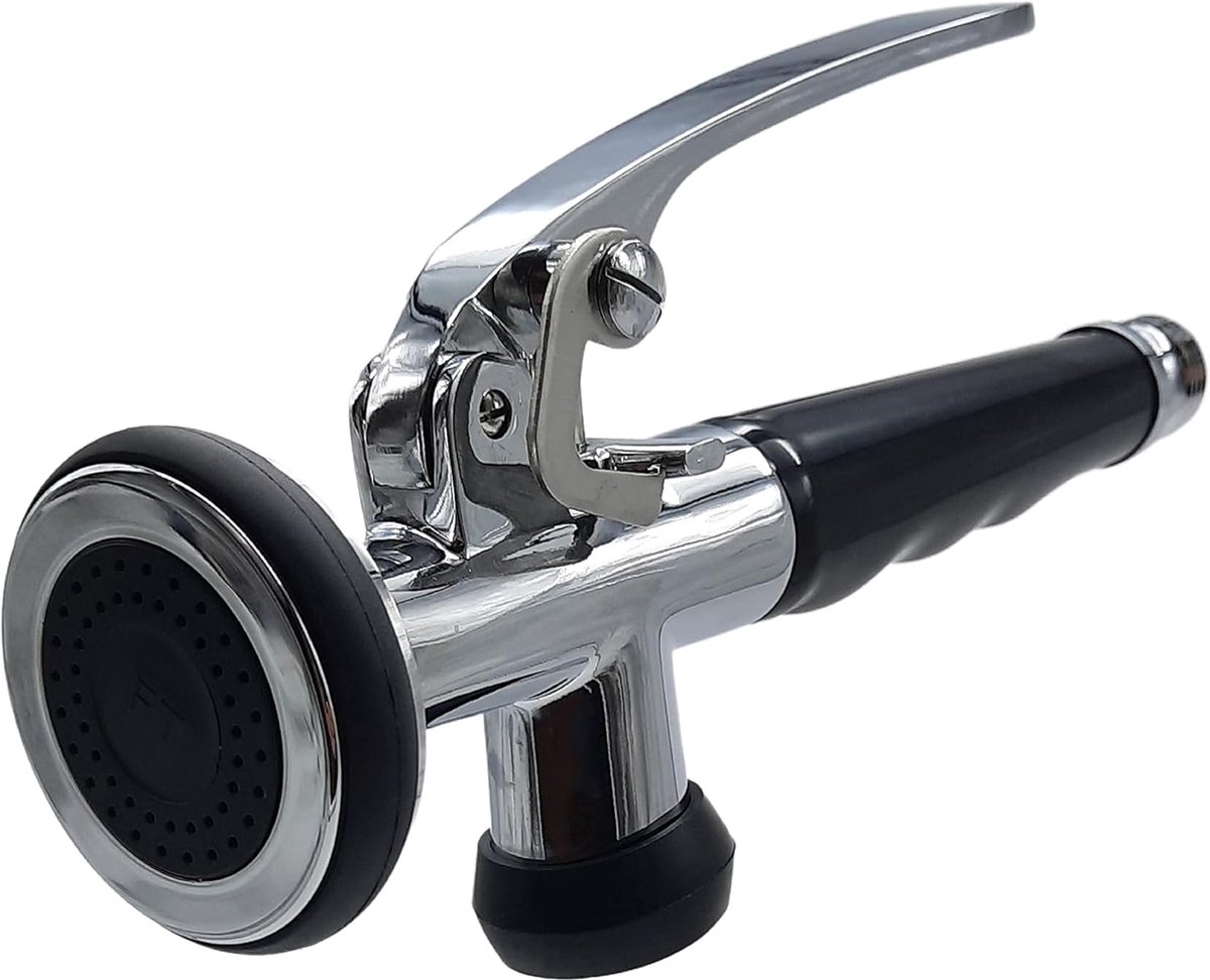 Handdouche G1/2 Inch - Professioneel en Ergonomisch - Zwart/Zilver - Comfortabel in gebruik - SnelShoppen