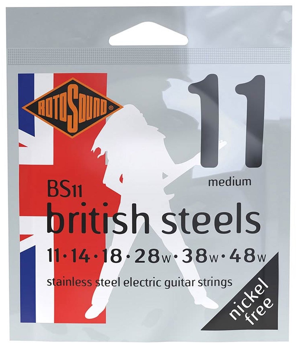 Rotosound BS11 British Steels Snarenset Elektrische Gitaar 11-48