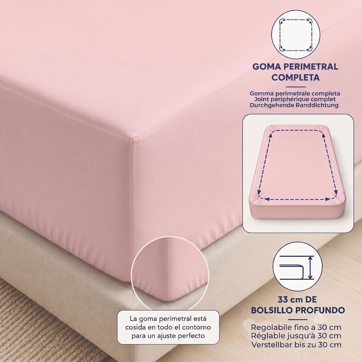Hoofdkussen 90 x 200 cm - Zacht microvezel - Oeko-Tex gecertificeerd - Perfecte pasvorm - SnelShoppen