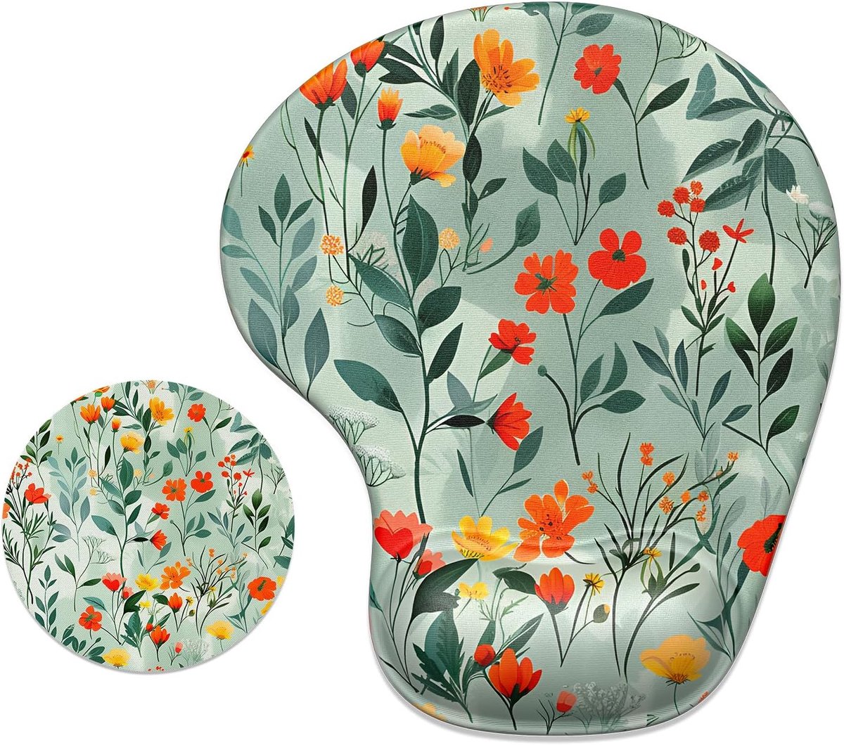 Muismat met polssteun - Ergonomisch - Antislip PU-basis - Pijnverlichting - SnelShoppen