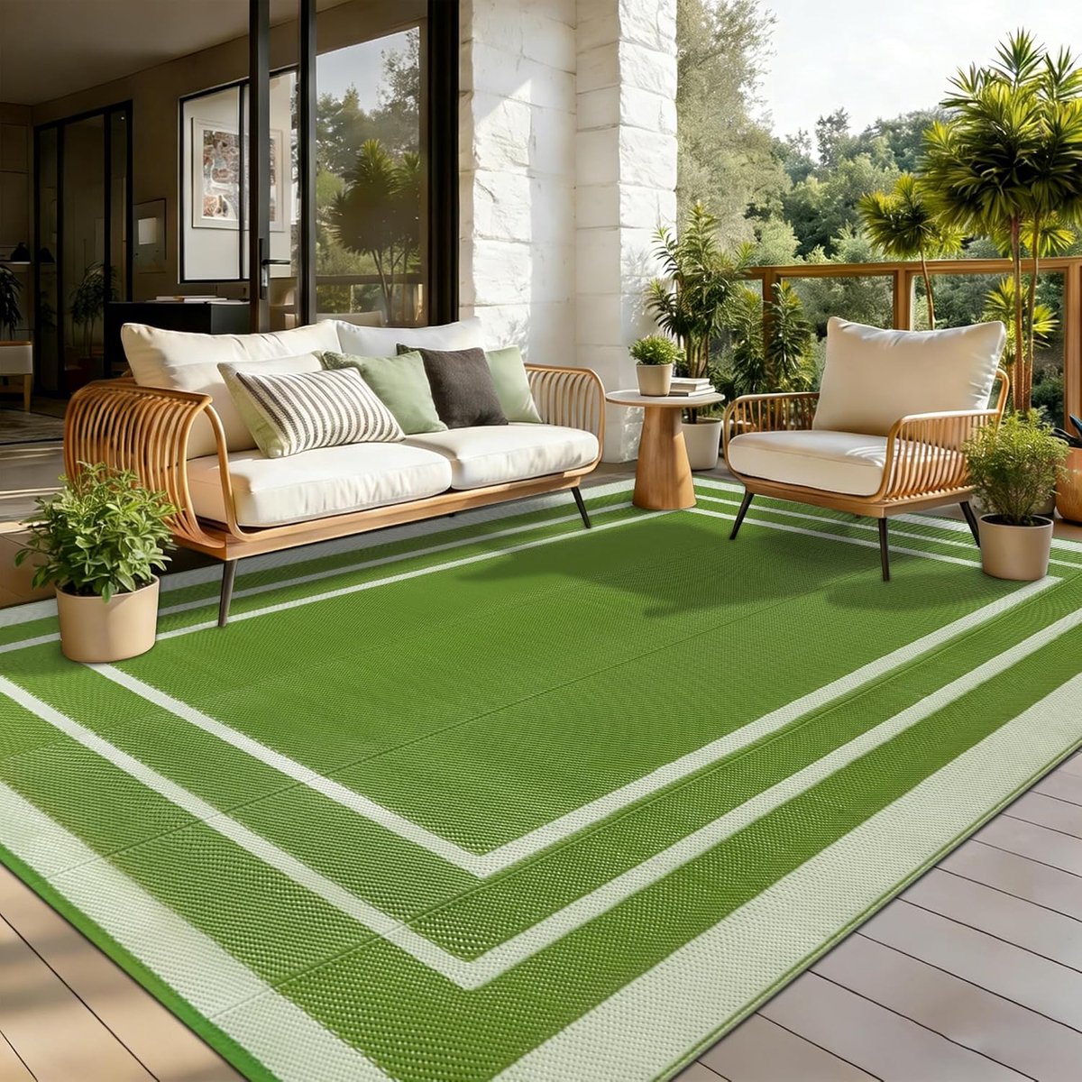 Buitenkleed 180x270cm - Waterdicht kunststof - UV-bestendig - Ideaal voor picknicks - SnelShoppen