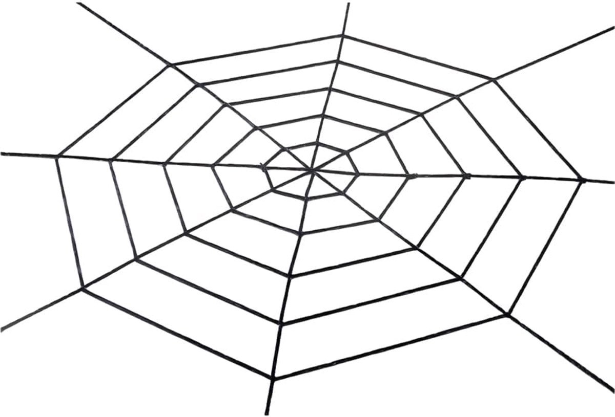 8,2 Voeten Zwart Spinnenweb Decor Halloween Party Decoraties Gothic Giant Spider Web String Eng Spookhuis Katoen Outdoor Pluche Prop voor Halloween Party Gunst Muur Raam DIY Opknoping