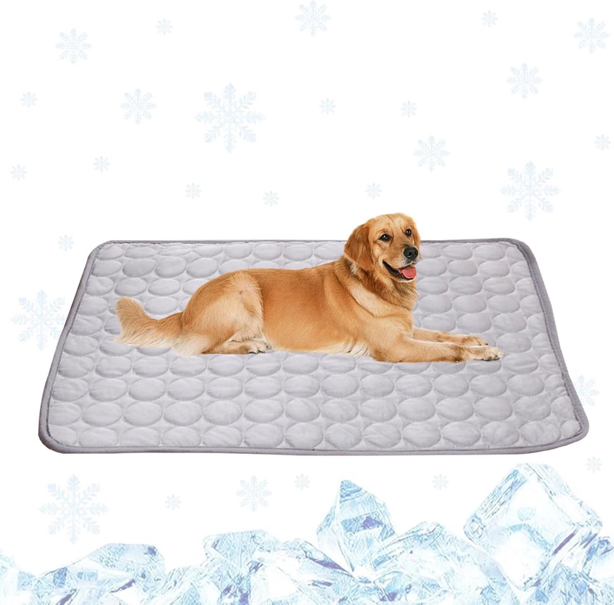 Koelmat voor honden, zelfkoelende koelmat voor honden, zomerkoeldeken voor honden, zacht, comfortabel, koelmat voor katten, koeldeken voor honden, 70 x 55 cm, hondenkoelmat voor thuis