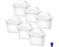 Waterfilterpatronen, 12 stuks waterfilters compatibel met Brita waterkoker, MarellaJug, Maxtra+Plus, Maxtra Pro All-in-1, vermindert chloor, zware metalen en kalkaanslag, betere smaak