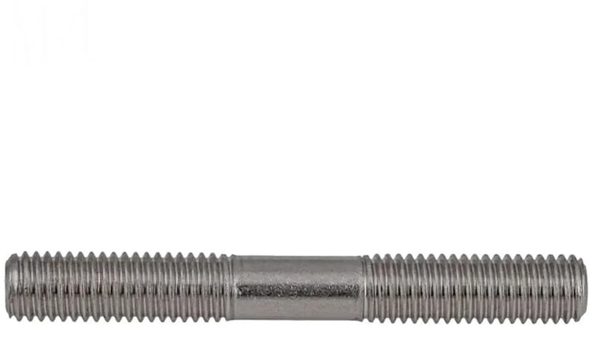 x 0,8 Dubbelzijdige draadstang 20 mm - 250 mm | 304 roestvrijstalen draadeinden for industrieel en doe-het-zelf gebruik(M5x190mm 5pcs)