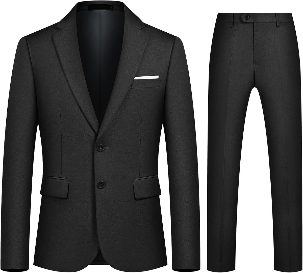 2-delig herenpak slim fit pak business herenpak bruiloft 2-delig colbert broek formeel dinerpak