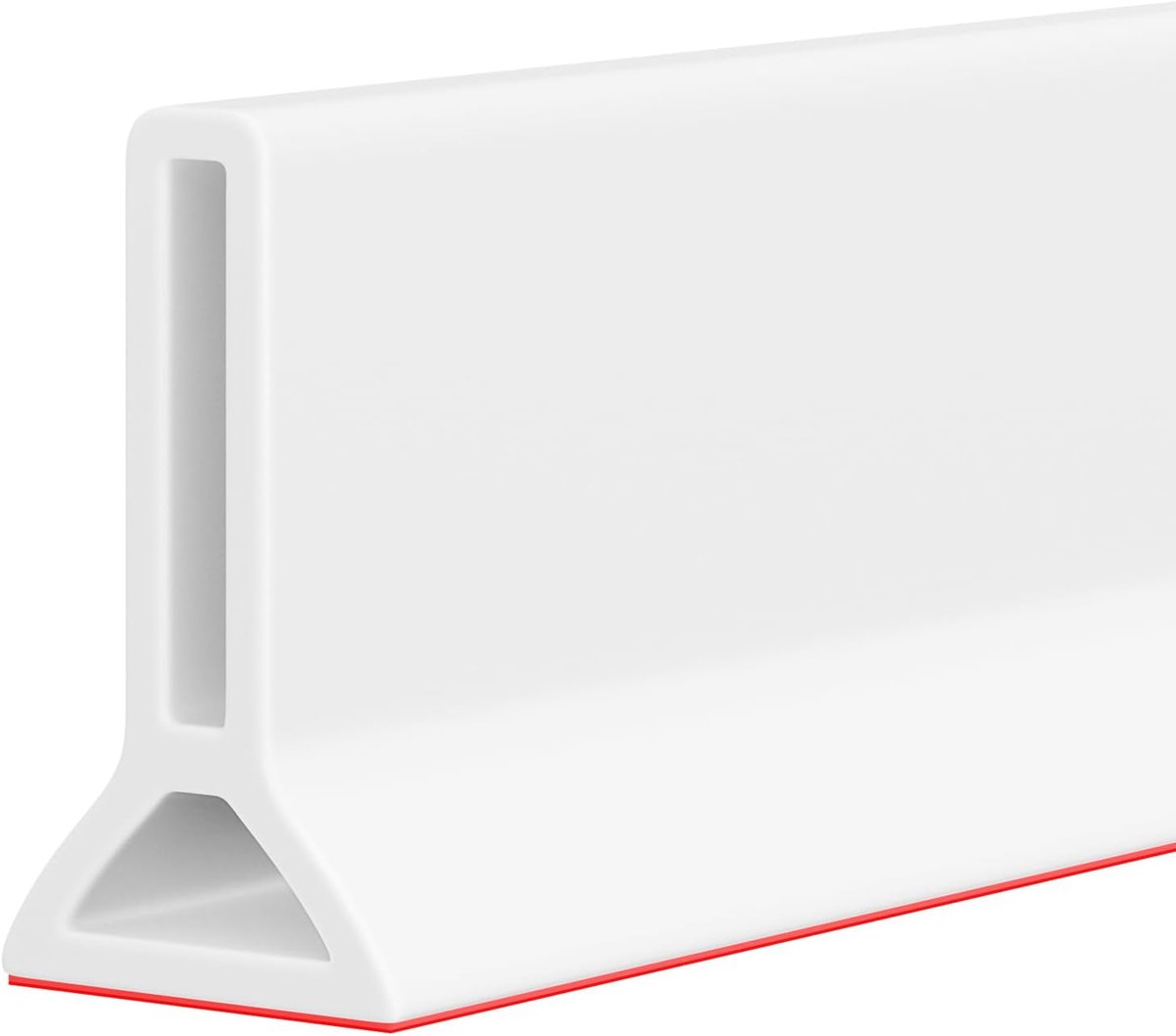 douchedrempel waterdam waterstop barrière houdt water binnen drempel droge en natte scheiding voor badkamer gootsteen bad (wit, 170 cm/1,7 m)