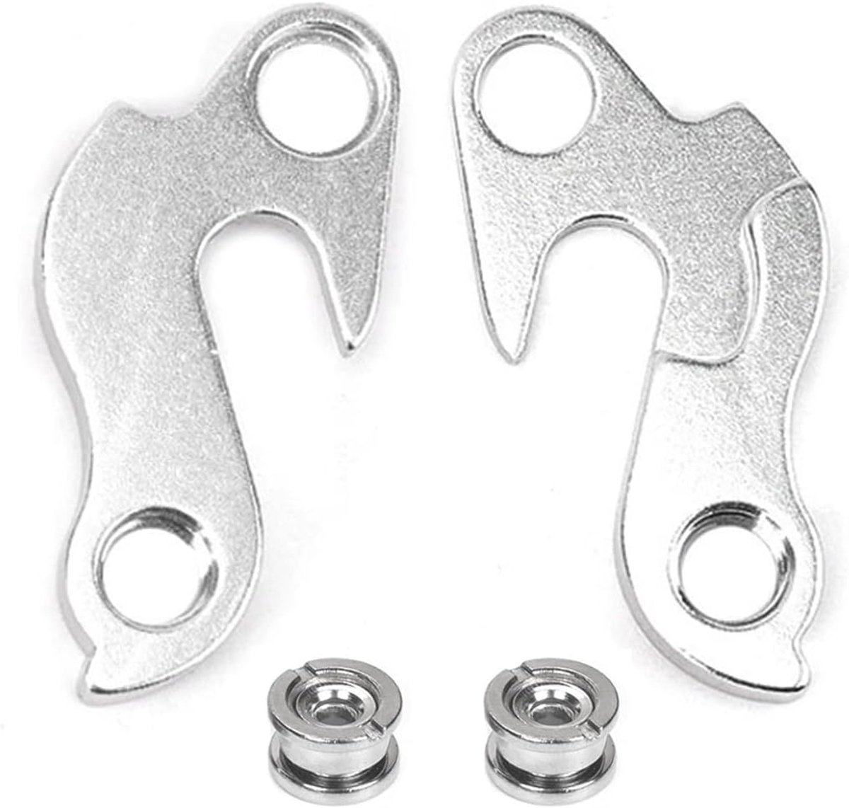 6, set van 2 stuks, voor Trek, Gary Fisher, Mongoose, Schwinn, BH, Coyote en meer, vervangend onderdeel voor fietsframes, past op onderdeel #W230026 - aluminiumlegering - inclusief