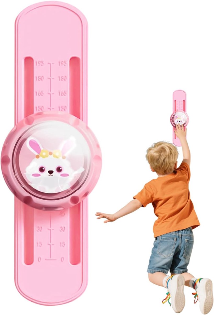 Hoogtemeter Voor Kinderen Giraffe Vorm Groeimeter voor Kinderen | Groeimeter Met Spraakherkenning Voor Kinderkamer Slaapkamer Binnenhuis