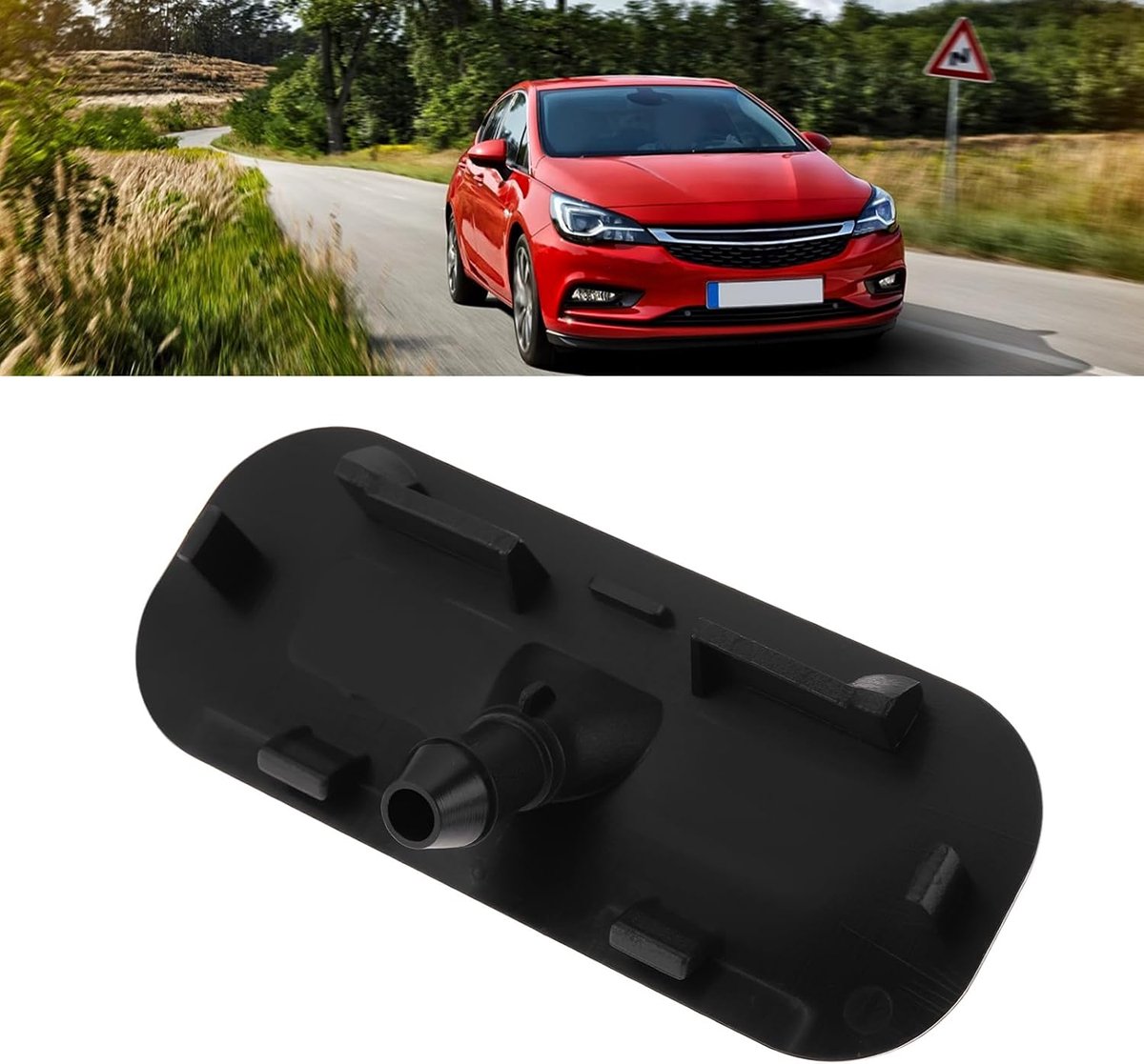 2x Voorruit Ruitenwisser Washer Jet Nozzle 39140052 Compatibel met Chevrolet Compatibel met Opel 13390451