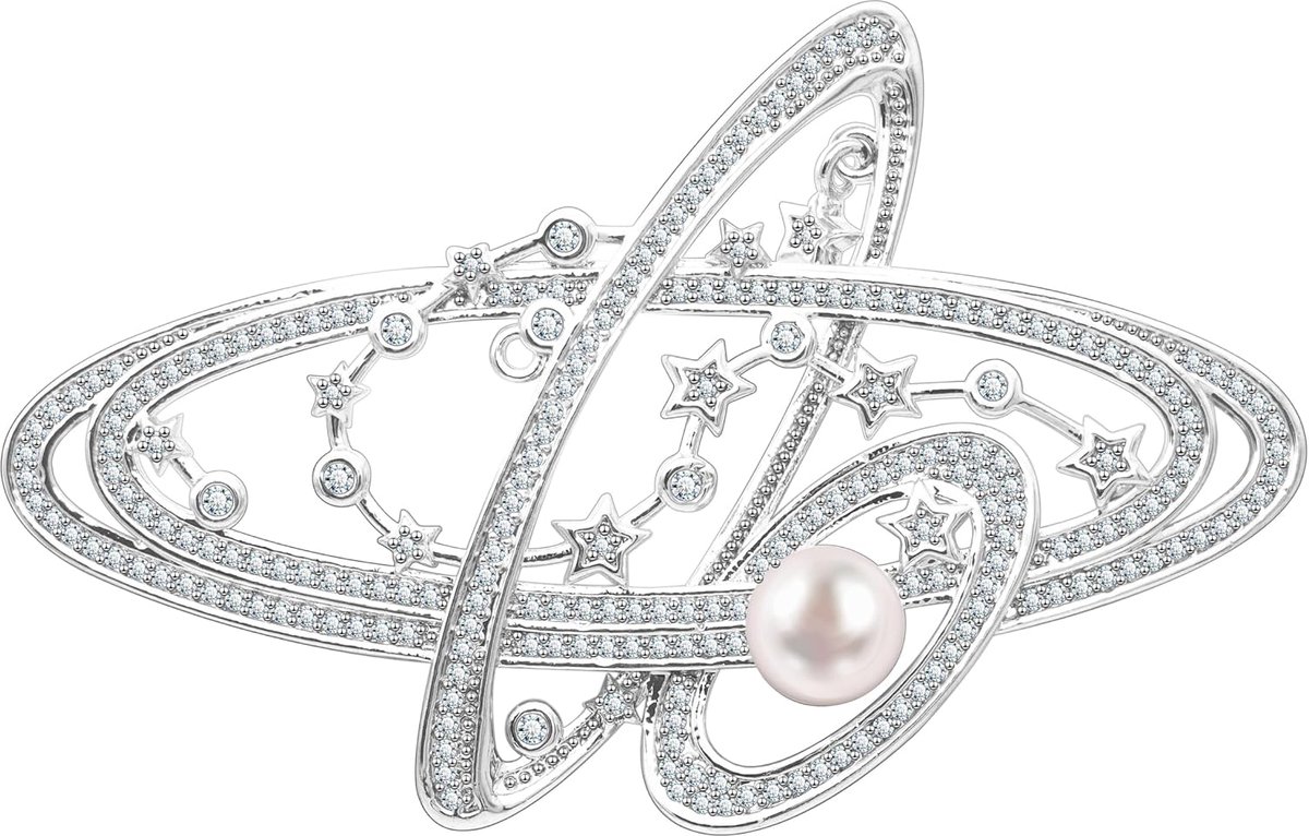 Broche met stervormige fonkelende kristallen broche, vintage, bruidscorsage, art decoband, barok, broche, bruid, bruiloft, feest, verjaardag, cadeau voor vrouwen en dames