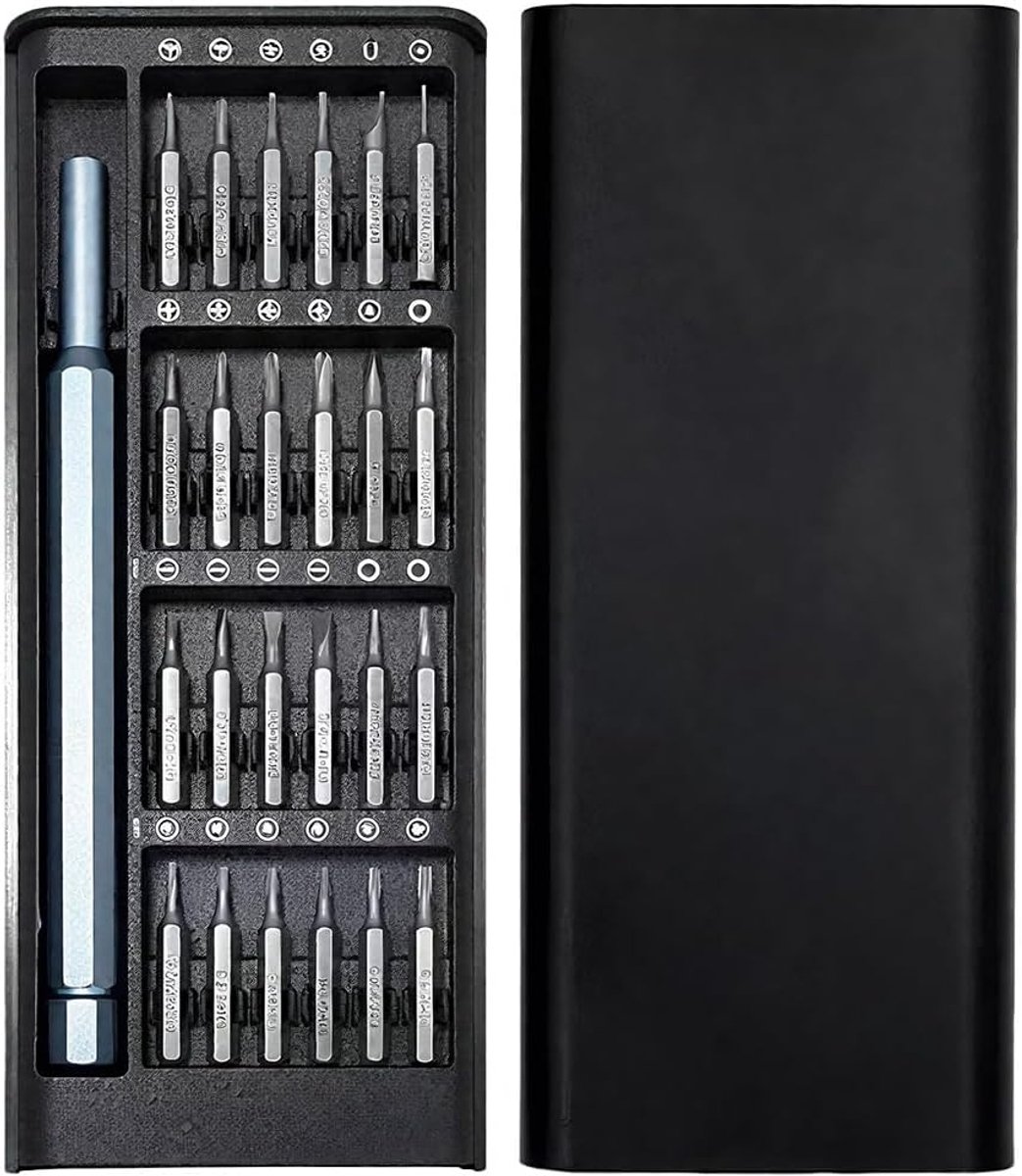 Precisie-schroevendraaierset, draagbare reparatieset met Torx T5, T6, T7, T8, T9, T10, Triwing Y00, ster P2, P5, enz., voor Macbook, Switch, Ps4, PS5, Xbox, pc, laptop, bril, horloge