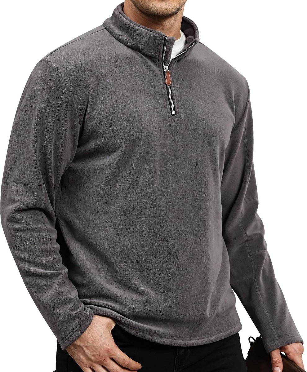 Sweatshirts trui lange mouwen trui top 1/4 rits casual warme trui
