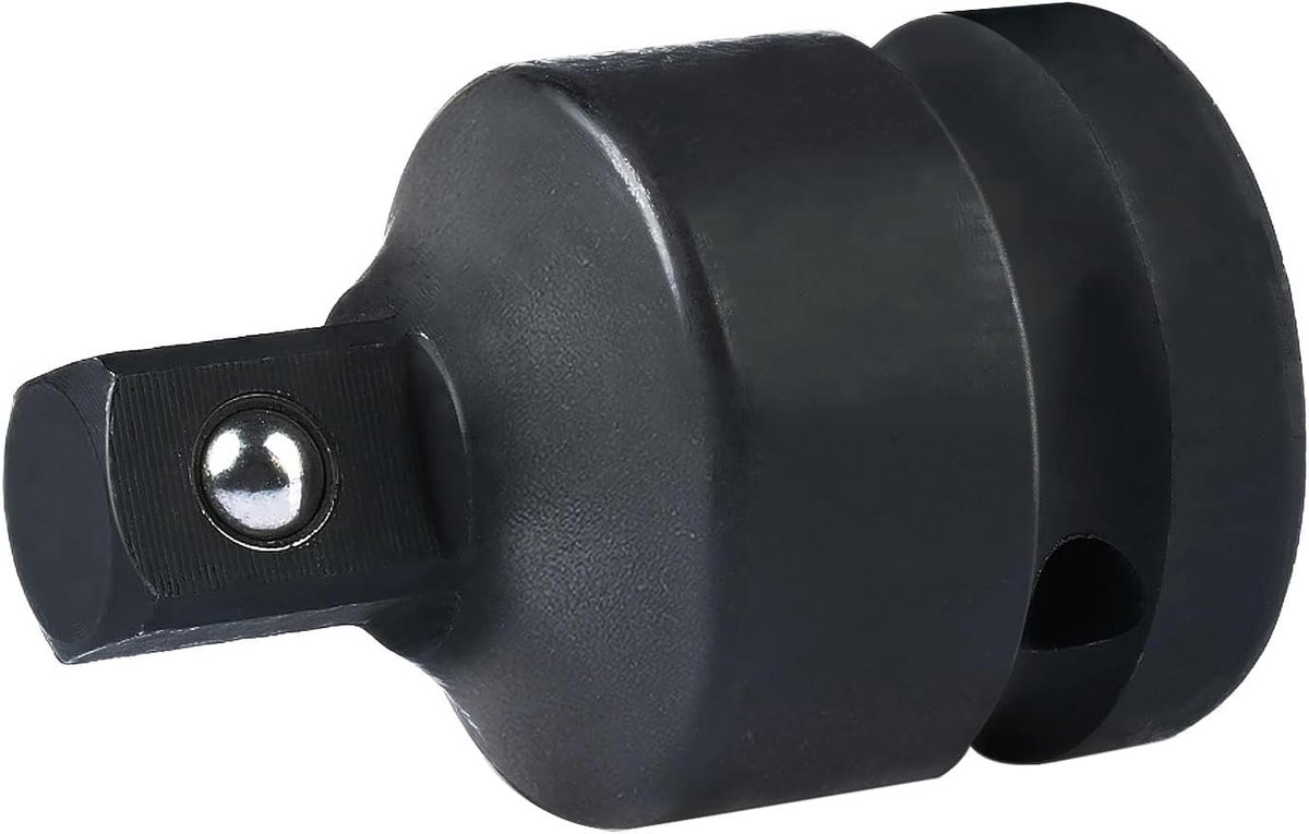 oumuik Moersleutel Socket 1 Stuks Impact Adapter en Reducer Set Socket -3/4" Vierkante Aandrijving Vrouwelijk, 1/2" Vierkante Aandrijving Mannelijk