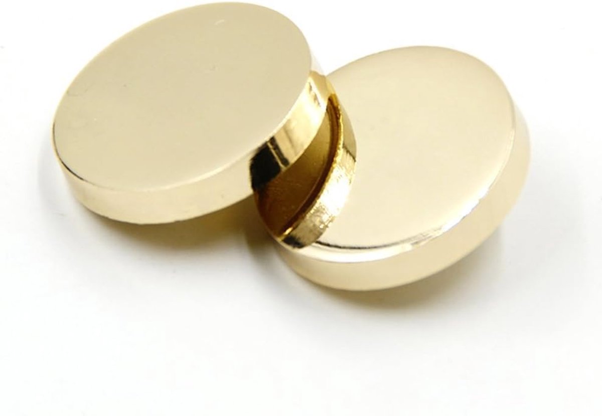 Knopen Voor Vrouwen Wollen Mantel, Man Jassen, Overhemd En Broek - Ronde Gevormde Knoop (Goud, 25 mm)