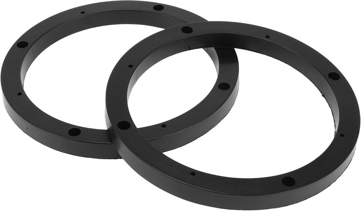 afstandsring voor 6,5 inch luidspreker, afstandsadapter voor tweeter, waterdichte montagebeugel voor subwoofer, ABS-ring, 2 stuks