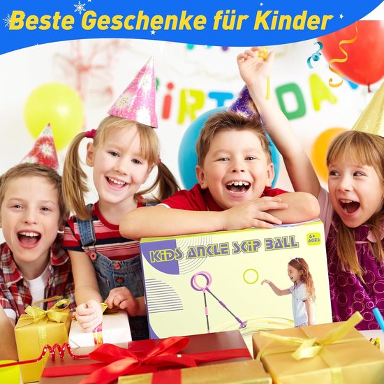 Bee Knipperende springring voetkreisel voor kinderen met teller, timer, calorieënteller, speelgoed, cadeaus voor jongens en meisjes 6-12, oplaadbaar, opvouwbaar, swingwiel met lichtwiel, Kerstmis — afbeelding 4