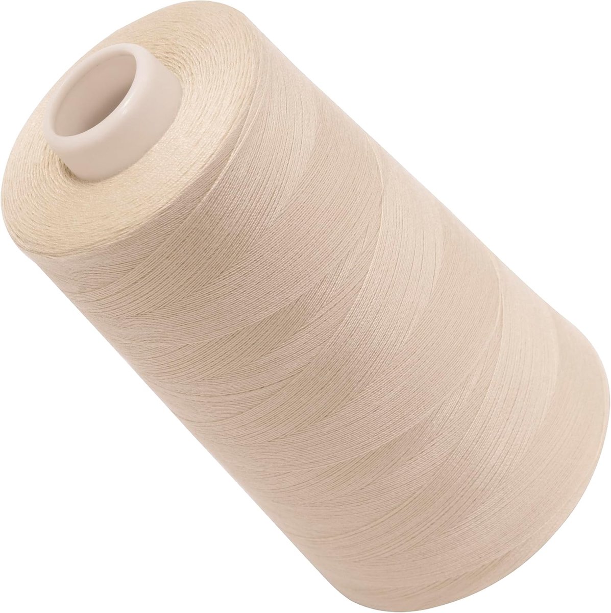 Naaien 120 (40/2) 4000 m - polyester - kleur licht rookbeige - kleermakerij koord naaien kleding lederwaren