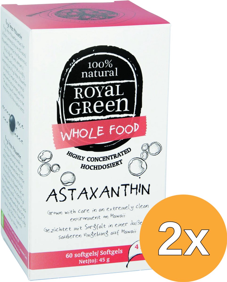 2x Royal Green Astaxanthine (60 softgels)